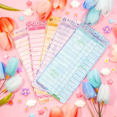 Reading Log Bookmarks