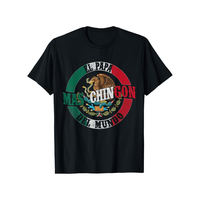 Soft & Comfy T shirt Men'S Cotton El Papa Mas Chingon Del Mundo Mexican Dad Father'S Day T-Shirt