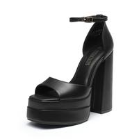 Women's  Platform  Heeled Sandals with Non-Slip Outsole High Heels Chunky Block Platform Heels for Women Ankle Strap Sexy Ope...