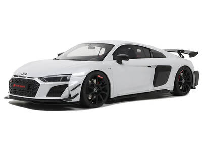 Audi RE V10 GT RWD Silver Metallic 1/18 Model Car by GT Spirit