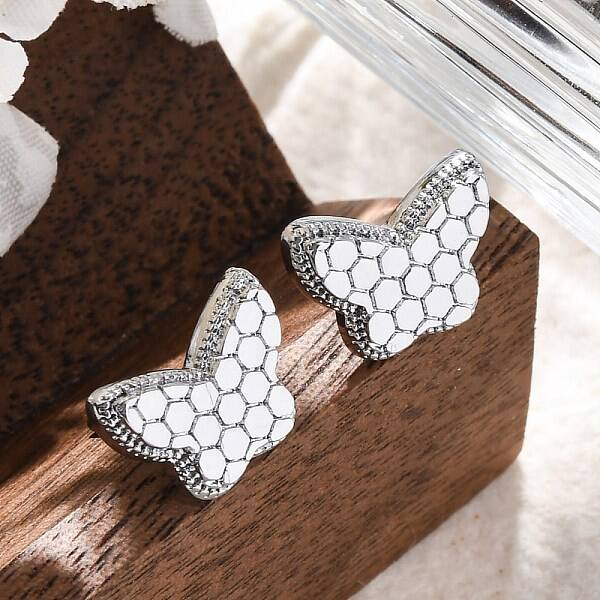 Brass Stud Earrings