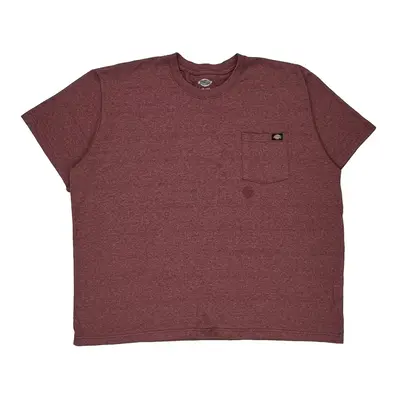 Pocket Dickies T-Shirt - 3XL Burgundy Polyester Blend