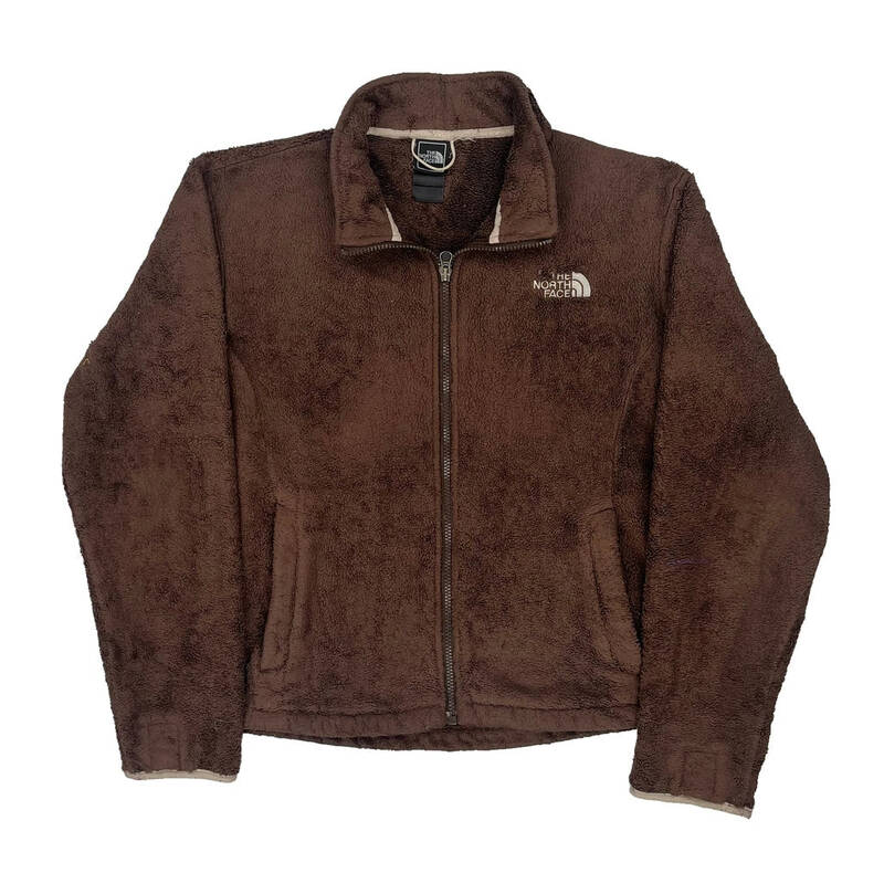The North Face Fleece Jacket - Large Brown Polyester