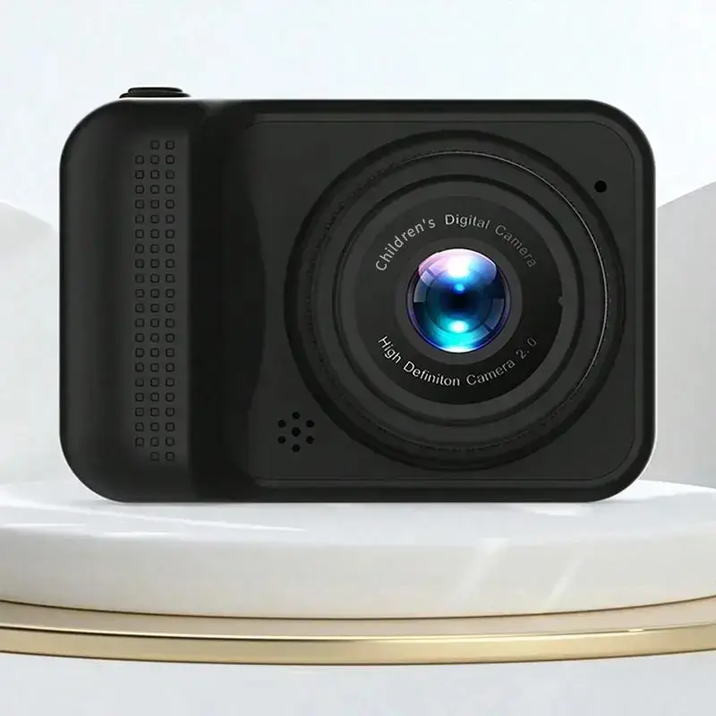 1080P Mini Dual Lens Digital Camera for Summer, 2000W Front & Rear Dual Compact Camera with Eye Protective Screen, Digital...