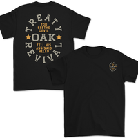 Oak Revival Treaty Casual T-Shirt, a meaningful gift for couples. Show your love of music, Casual Gift Graphic T-Shirt, For M...