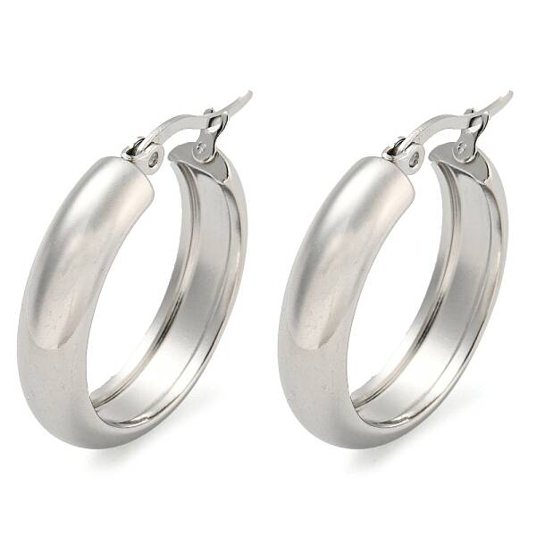 Tarnish Resistant 202 Stainless Steel Hoop Earrings
