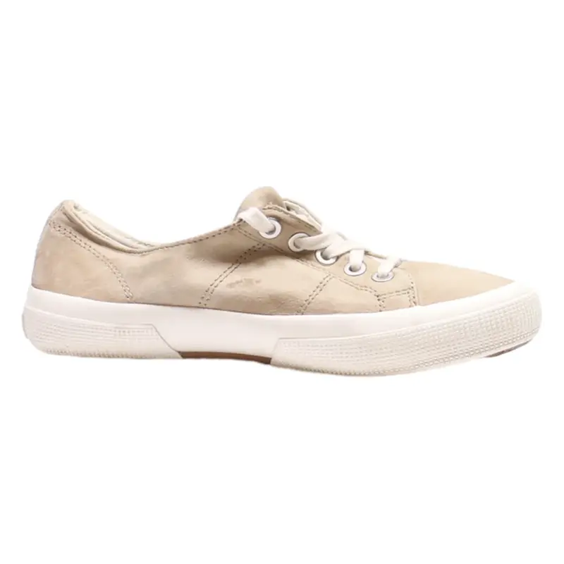 LAUREN RALPH LAUREN Low Top Trainers Brown Suede Womens UK 8
