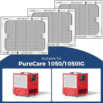 AlorAir 3 Pack MERV-13 Air Filter for Purecare 1050/1050IG