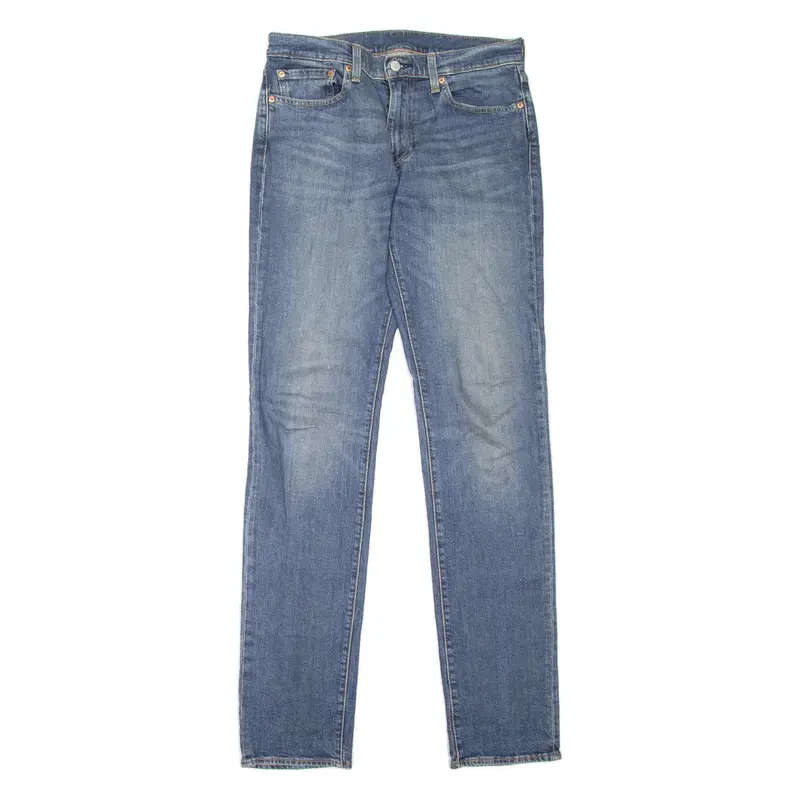 LEVI'S 511 BIG E Jeans Mens Blue Slim Straight Stone Wash W32 L36