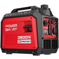 PowerSmart 3600 Watt Quiet Portable Inverter Generator, RV Ready 30A Outlet, Parallel Capable, Generators for Home Backup Eme...