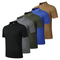 5 Pack Mens Polo Shirts Quick Dry Short Sleeve Golf T Shirt Performance Moisture Wicking Summer Casual Workout Tops