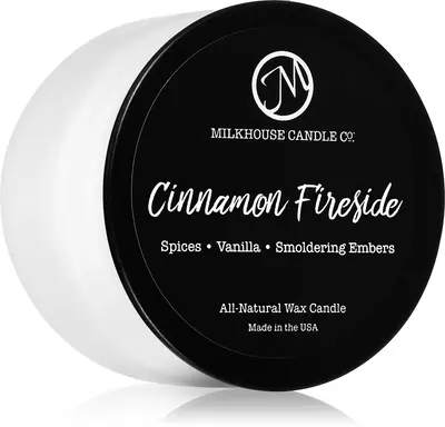 Milkhouse Candle Co. Creamery Cinnamon Fireside Scented Candle Sampler Tin 106g