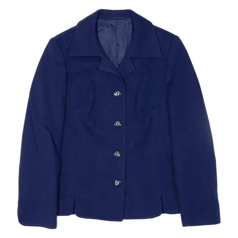ERLE Blazer Jacket Blue Womens S
