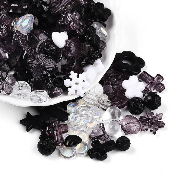 Transparent & Opaque Acrylic Beads