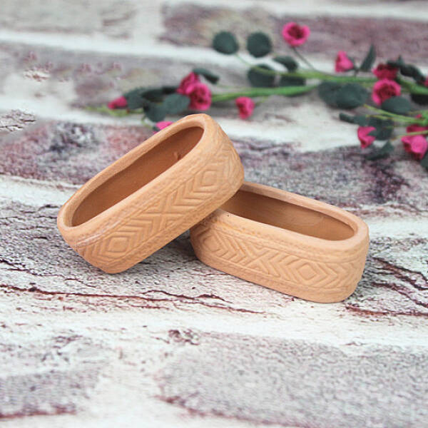 Mini Ceramic Flowerpot Miniature Ornaments