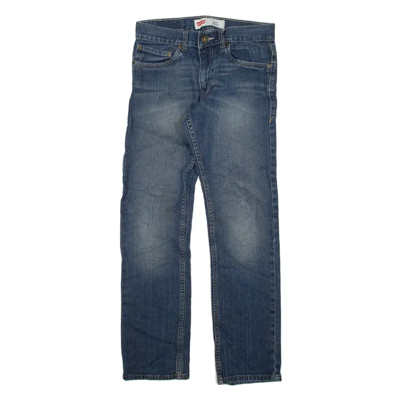 LEVI'S 511 Boys Jeans Blue Slim Straight W28 L28