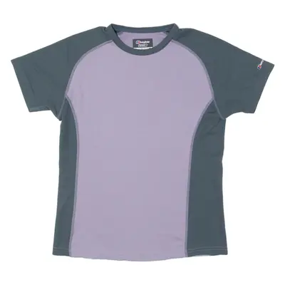 BERGHAUS Womens T-Shirt Purple UK 8