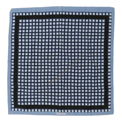 Street One Checked Scarf - No Size Blue Polyester