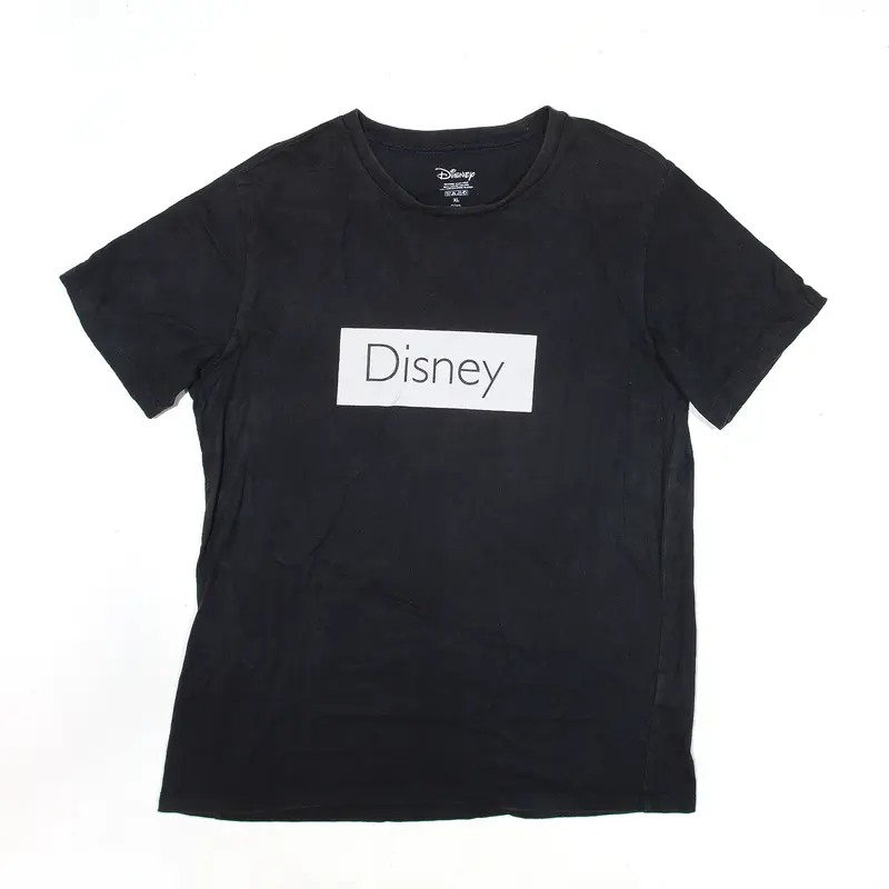 DISNEY T-Shirt Black Short Sleeve Boys XL