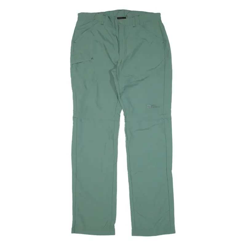 JACK WOLFSKIN Boys Trousers Green Regular Straight W29 L29