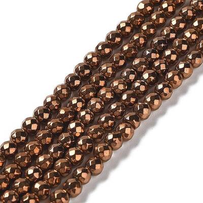 Non-magnetic Synthetic Hematite Beads Strands