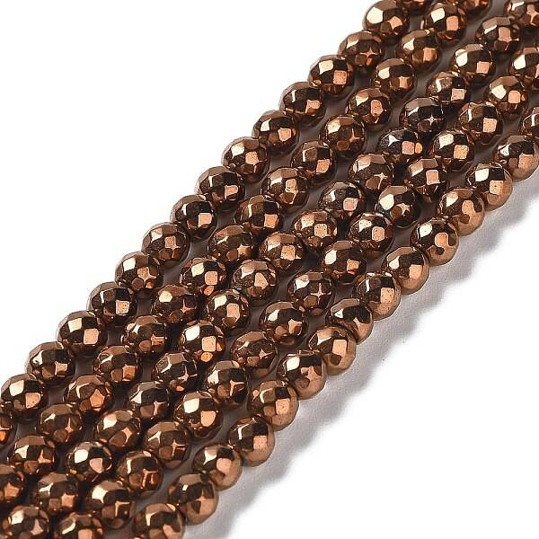 Non-magnetic Synthetic Hematite Beads Strands