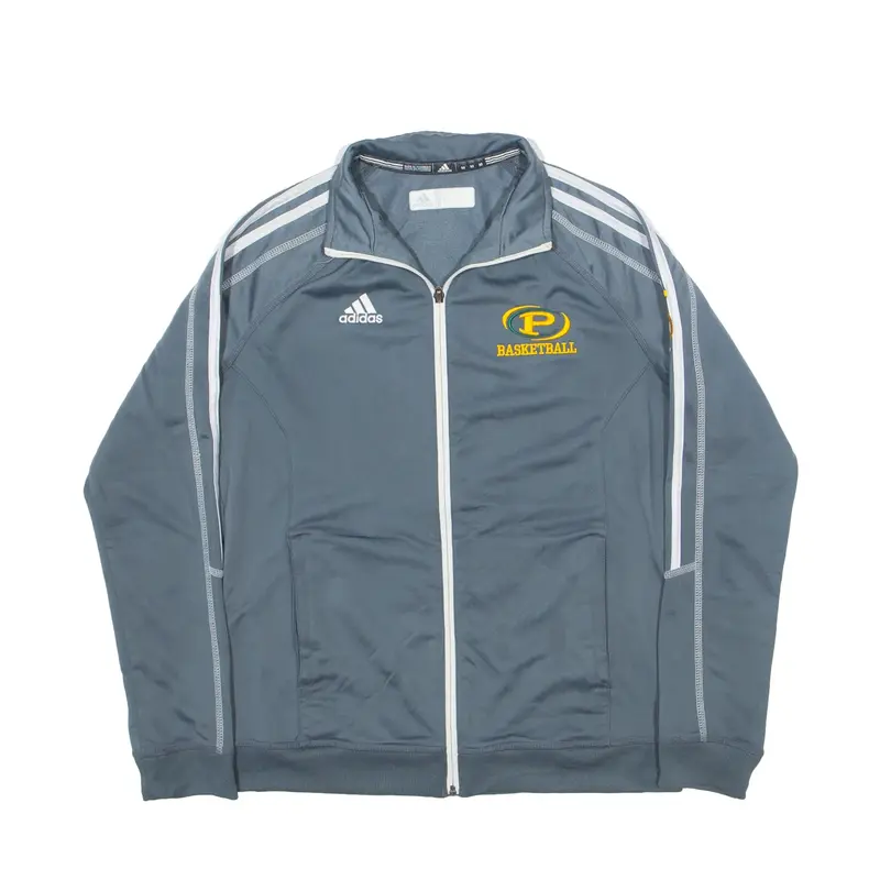 ADIDAS Basketball Track USA Jacket Grey Womens M
