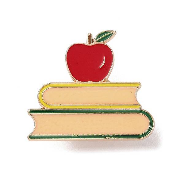 Teacher's Day Theme Rack Plating Light Gold Alloy Brooches