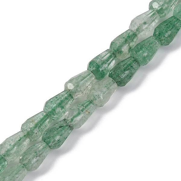 Natural Green Strawberry Quartz  Beads Strands