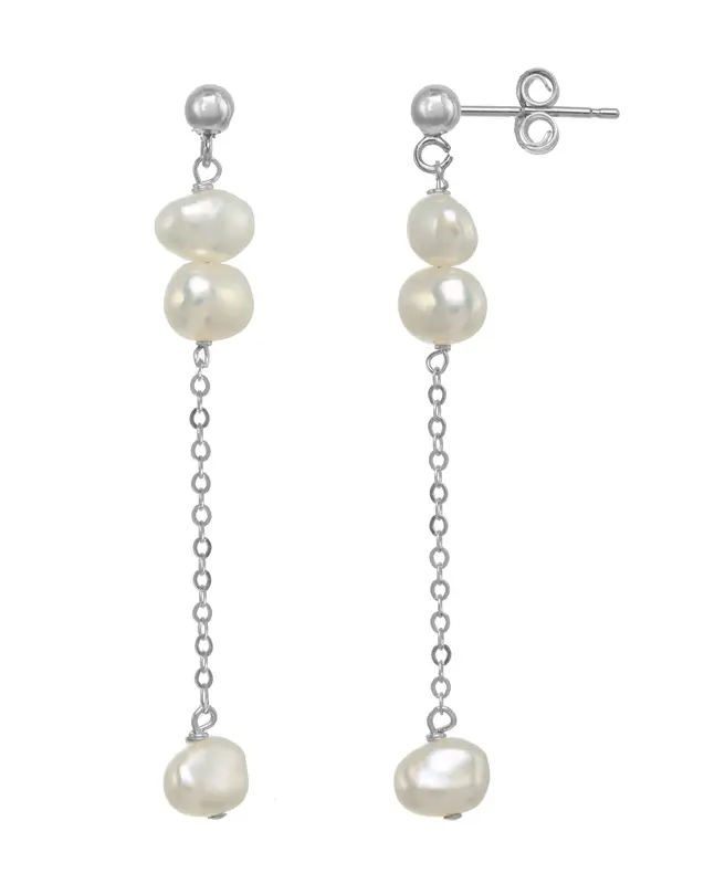 Laleh Earrings | Metal Color: Silver