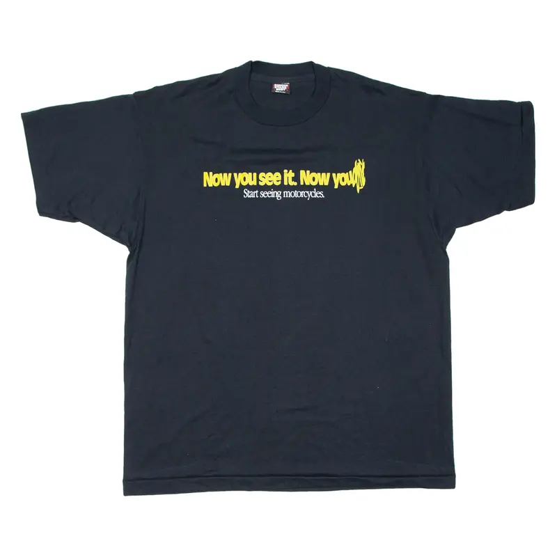 Now You See It Now You Don't Mens T-Shirt Black USA XL