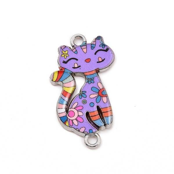 Alloy Enamel Connector Charms