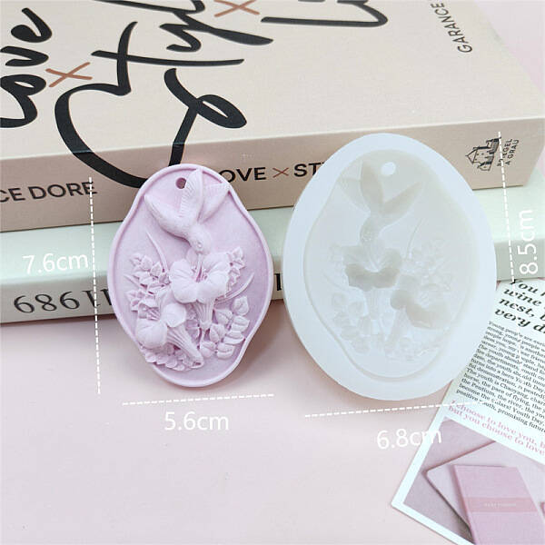 Flower Pendant DIY Food Grade Silicone Mold