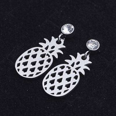 201 Stainless Steel Dangle Stud Earrings