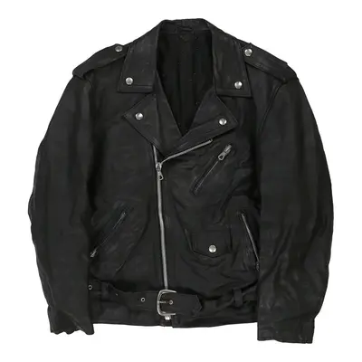 Unbranded Leather Jacket - Large Black Leather