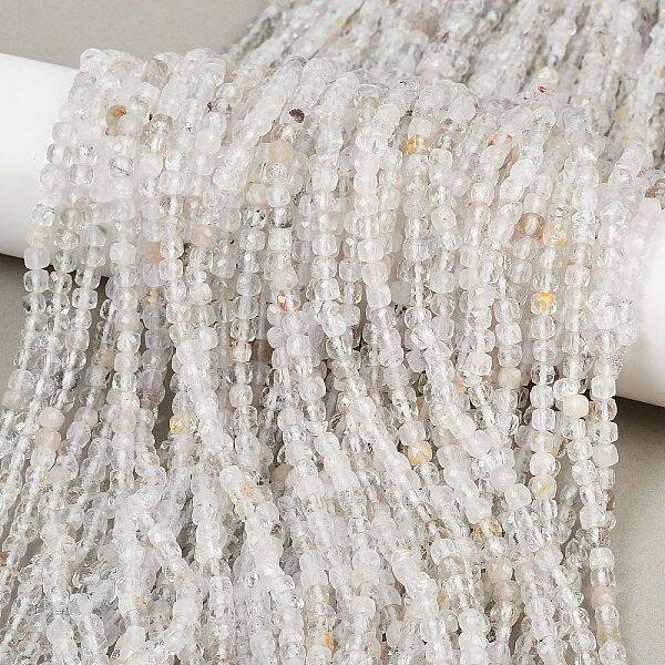 Natural Quartz Crystal Beads Strands