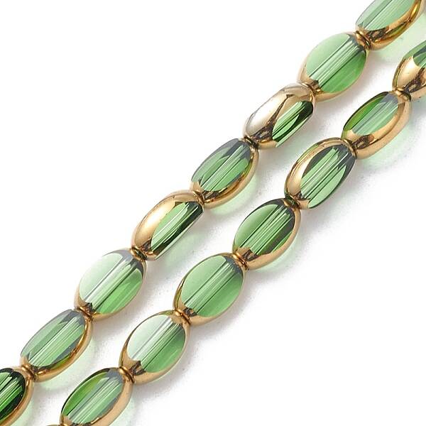 Electroplate Glass Beads Strands