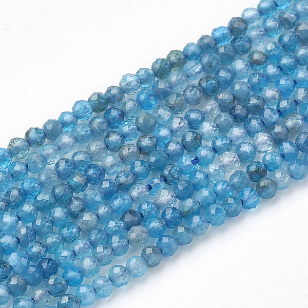 Natural Apatite Beads Strands