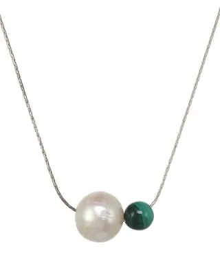 Isla Necklace | Metal Color: Silver
