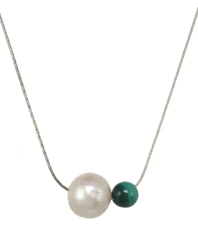 Isla Necklace | Metal Color: Silver