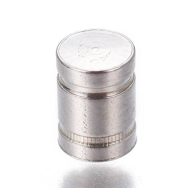 Tarnish Resistant 201 Stainless Steel Cord Ends