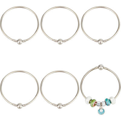 6Pcs Brass European Style Bangle Making