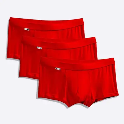 The TBô Molten Lava Red Trunk 3-Pack | Color: Molten Lava | Size: XXL | 40-44