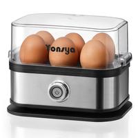 Rapid Egg Cooker Electric 6 Eggs Capacity, Soft, Hard Boiled, Omelet Maker Egg Poacher With Auto Shut-Off, BPA Free