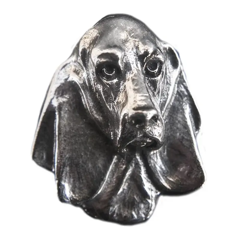 New-Spin Metal Casting Basset Hound Magnet