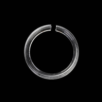 Transparent Plastic Single Bracelet Display Rings