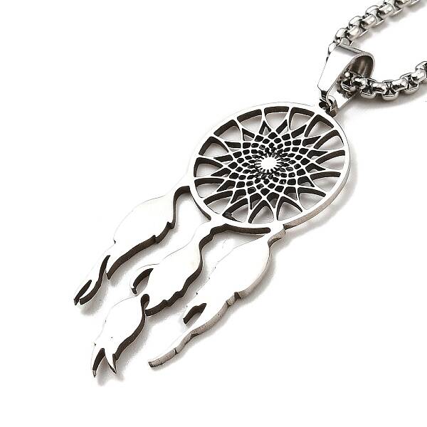 Non-Tarnish 201 Stainless Steel Pendant Necklaces