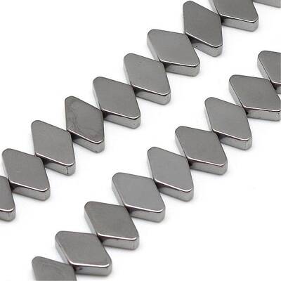 Electroplate Non-magnetic Synthetic Hematite Bead Strands