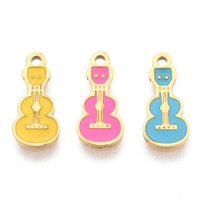 304 Stainless Steel Enamel Charms