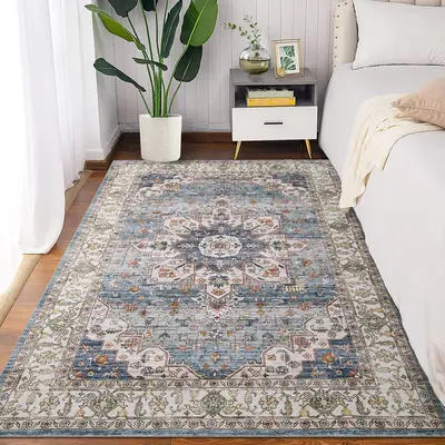 Garvee Large Area Rug 9x12 Washable Rug Vintage Carpet for Living Room, Bedroom Dining Room and Kitchen Office Nursery Boho R...